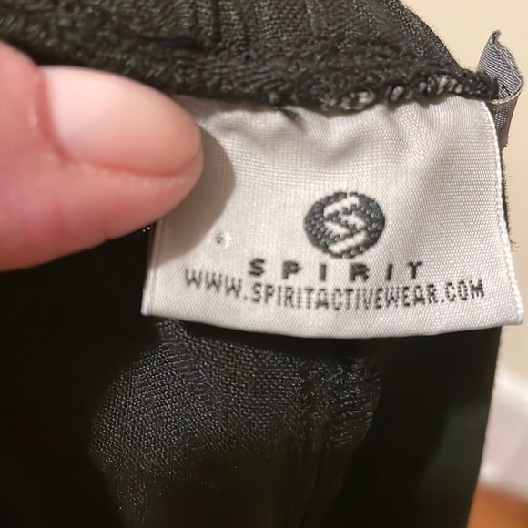 Spirit Activewear Drawstring Linen Pants. Black. Size L. VGUC - Picture 4 of 7